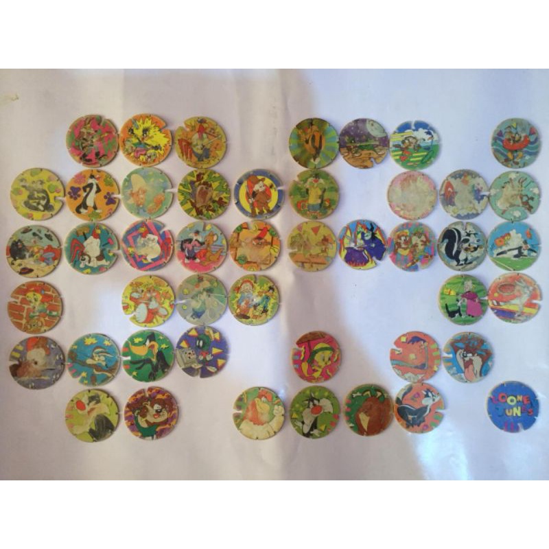 Tazos Koleksi Pribadi Seri Looney Tunes Bintang 1 - Set 46 Keping