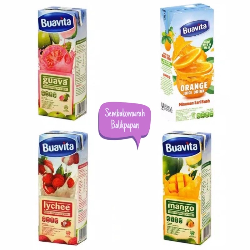 

buavita juice buah 250ml