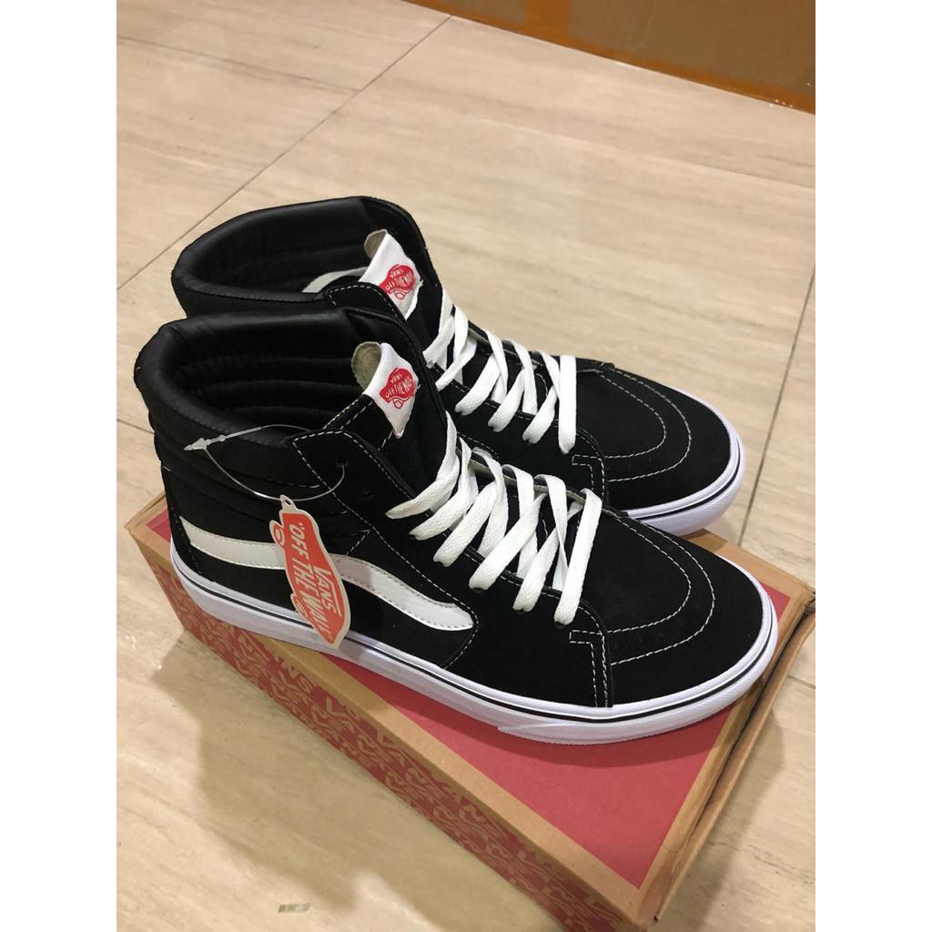 VANS SK8 HI BLACK WHITE