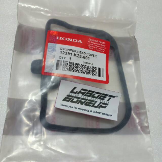 KARET HEAD SEAL COVER COP HEAD  HONDA K25  BEAT SCOOPY SPACY PGM FI ESP STREET POP INJEK KZL K44 AHM