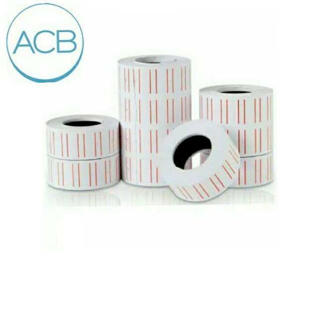 

KERTAS STICKER LABEL HARGA 1 BARIS LINE ISI REFILL PRICE LABEL MX 5500 MURAH (Acb Berkah Stationery)