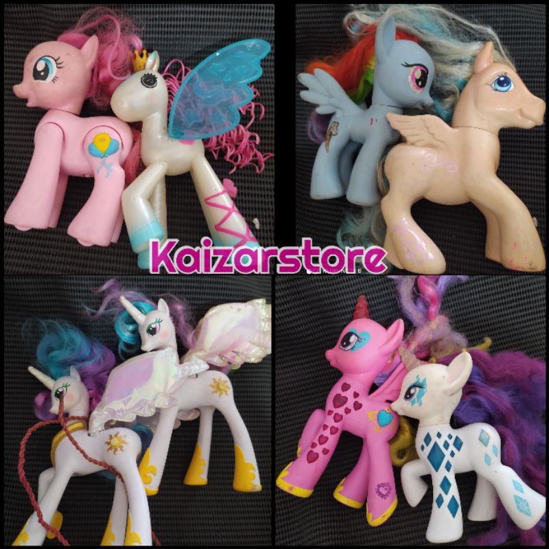 Mainan My Little Pony Ratu Princess ada sayap mcd Kuda Poni putri unicorn murah