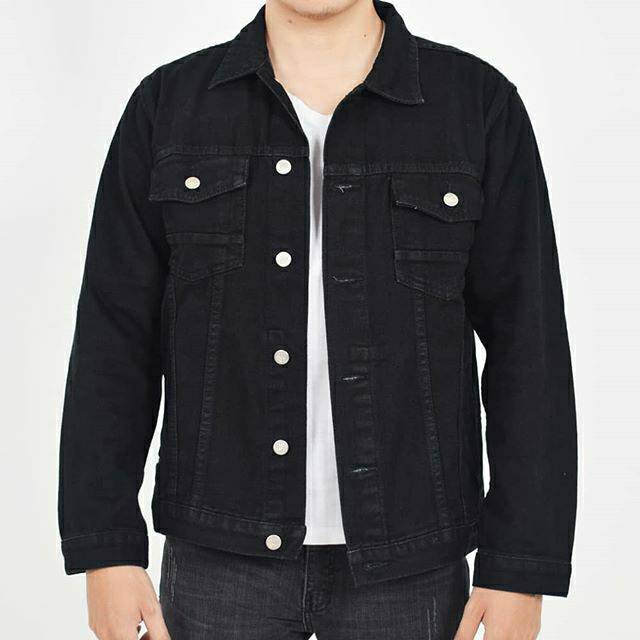 denim jacket black