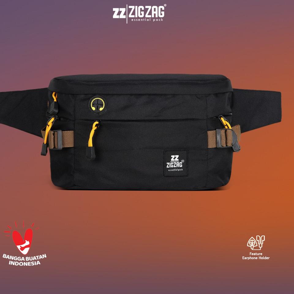 ZIGZAG Tas Waistbag Pria Arthur / Tas Selempang Pria / Tas WaistBag Pria –AGI.14My22н
