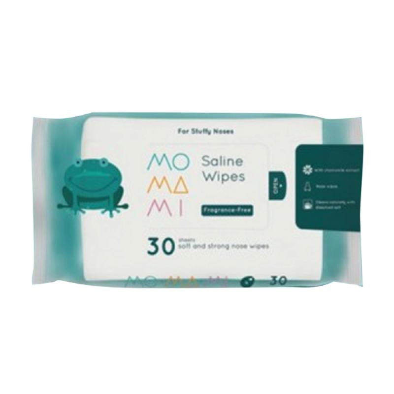 MOMAMI Saline Wipes 30s | Tisu Basah Anti Flu Bayi