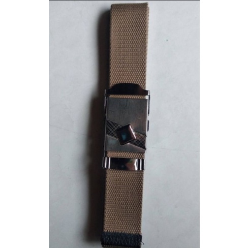 Ikat Pinggang Pria Wanita Kanvas Model Jepit S•002