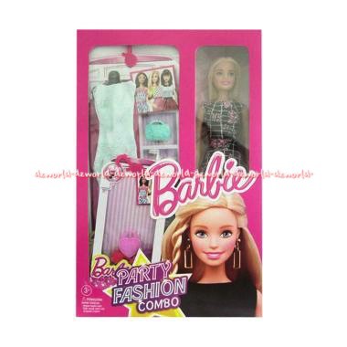 Barbie Party Fashion Combo Black Dress Doll Boneka Barbie