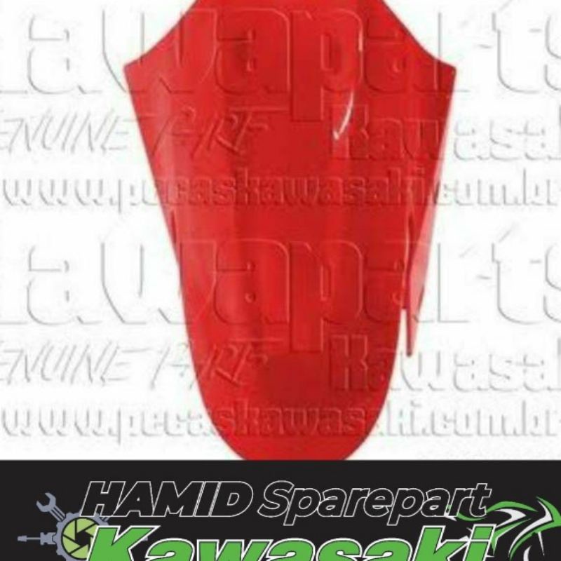 Spakbor depan Ninja 250 karbu merah original