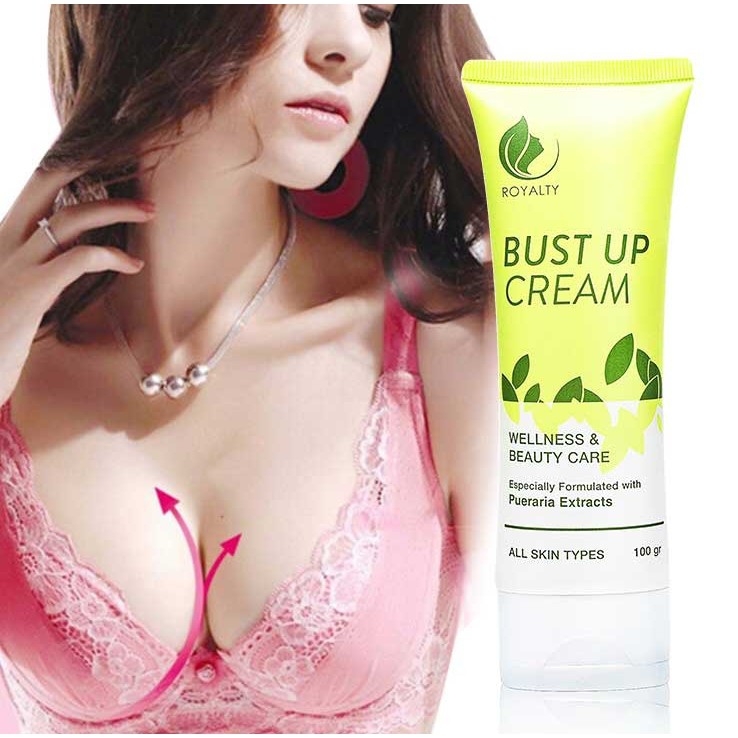 Pembesar Payudara Permanen Tanpa Suntik Silikon - Royalty Bust Up Cream Pengencang Payudara Kendur
