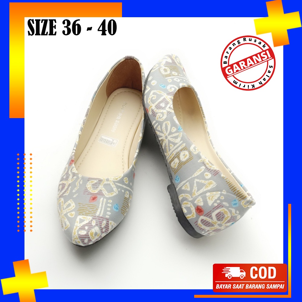 Sepatu Pansus Flet Wanita Flatshoes Perempun Cewek Dewasa Flat Shoes Kasual Santai Terbaru Kekinian