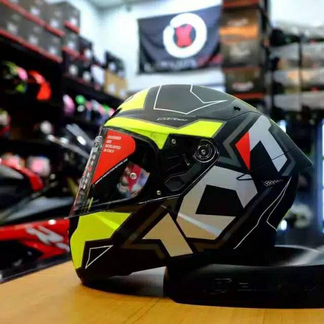 HELM KYT TT COURSE ELECTRON MATT YELLOW HELM KEREN HELM DRAG RACE HELM GANTENG