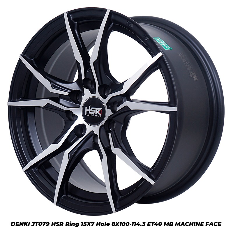 Velg Mobil HSR DENKI Ring 15 Velg HSR R15 Brio Mobilio Calya Sigra Avanza Xenia