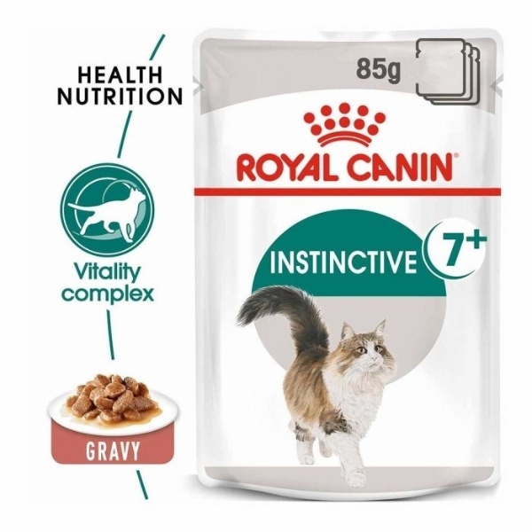 Royal Canin Instinctive 7+ Gravy Senior Wet Pouch 85gr Makanan Kucing