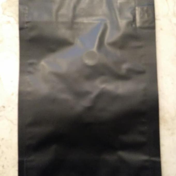 

Kemasan Kopi / Coffee Bag (Flat Bottom, Valve & Zipper) - Hitam