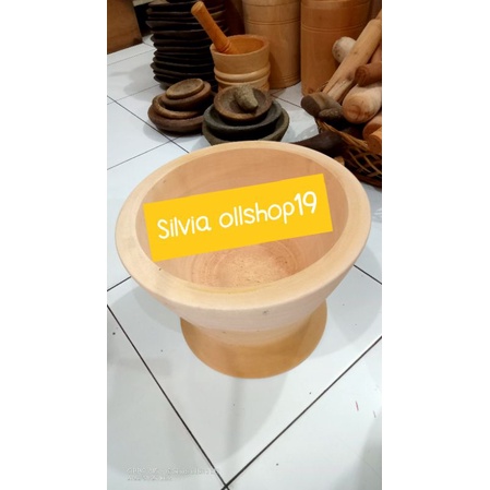 Lulumpang/Dulang alat tumbuk uk 38cm Kayu MAHONI