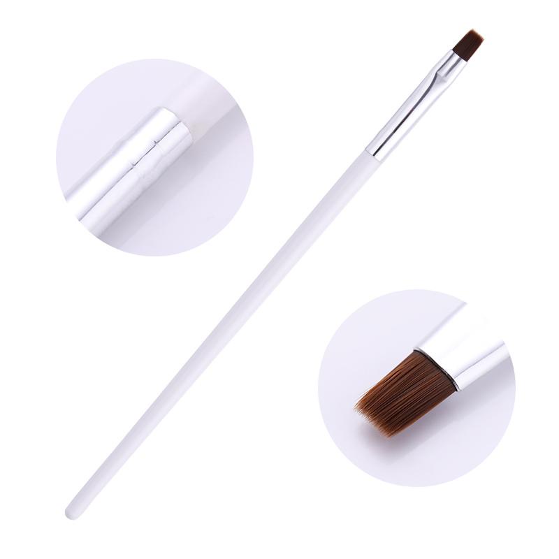 1 Pcs UV Gel Nail Liner Brush Rose Gold Painting Drawing Pen Nail Brush Portable Pen Handle Nail Art Tools