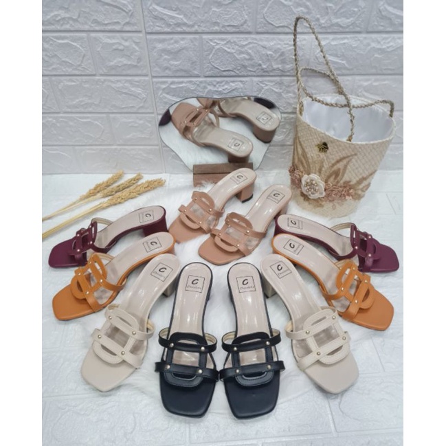 ABBUSHOES  AJ 06 hak tahu anggel wanita 5cm