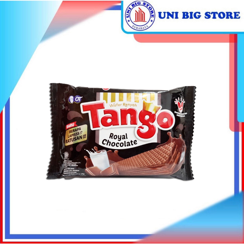 

Tango Wafer Royal Chocolate 39 gr Wafer Renyah Coklat