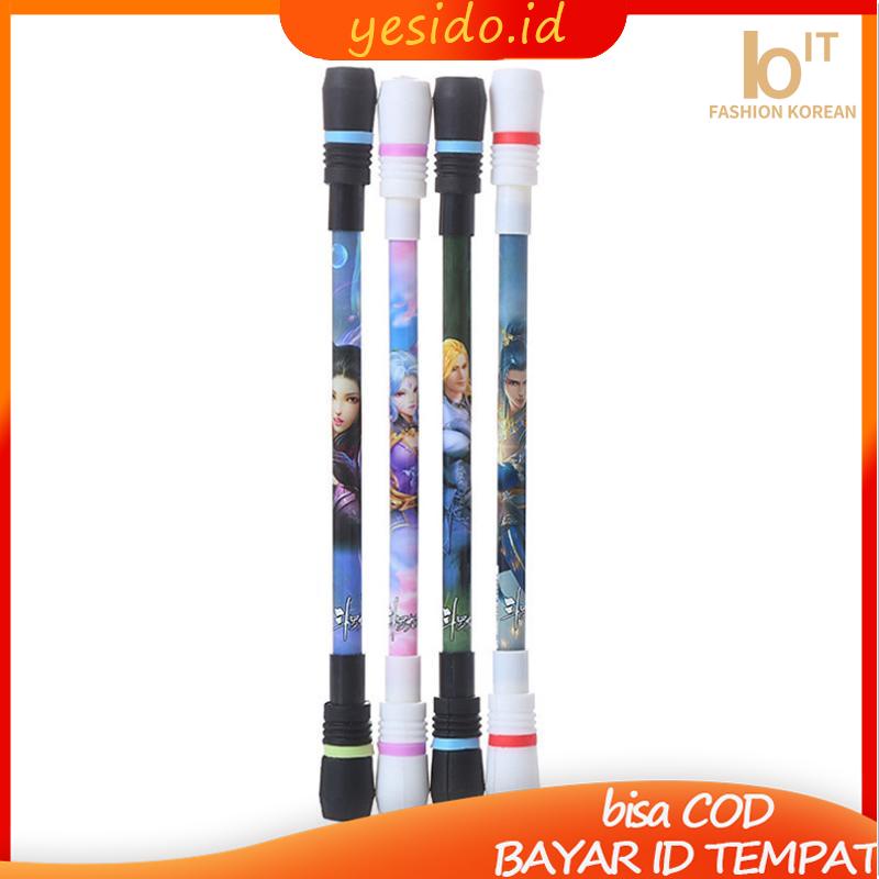 

[COD✨Ready stock]Dekompresi siswa sekolah menengah primer kompetisi pena berputar dapat menulis mahasiswa berputar pena-YES