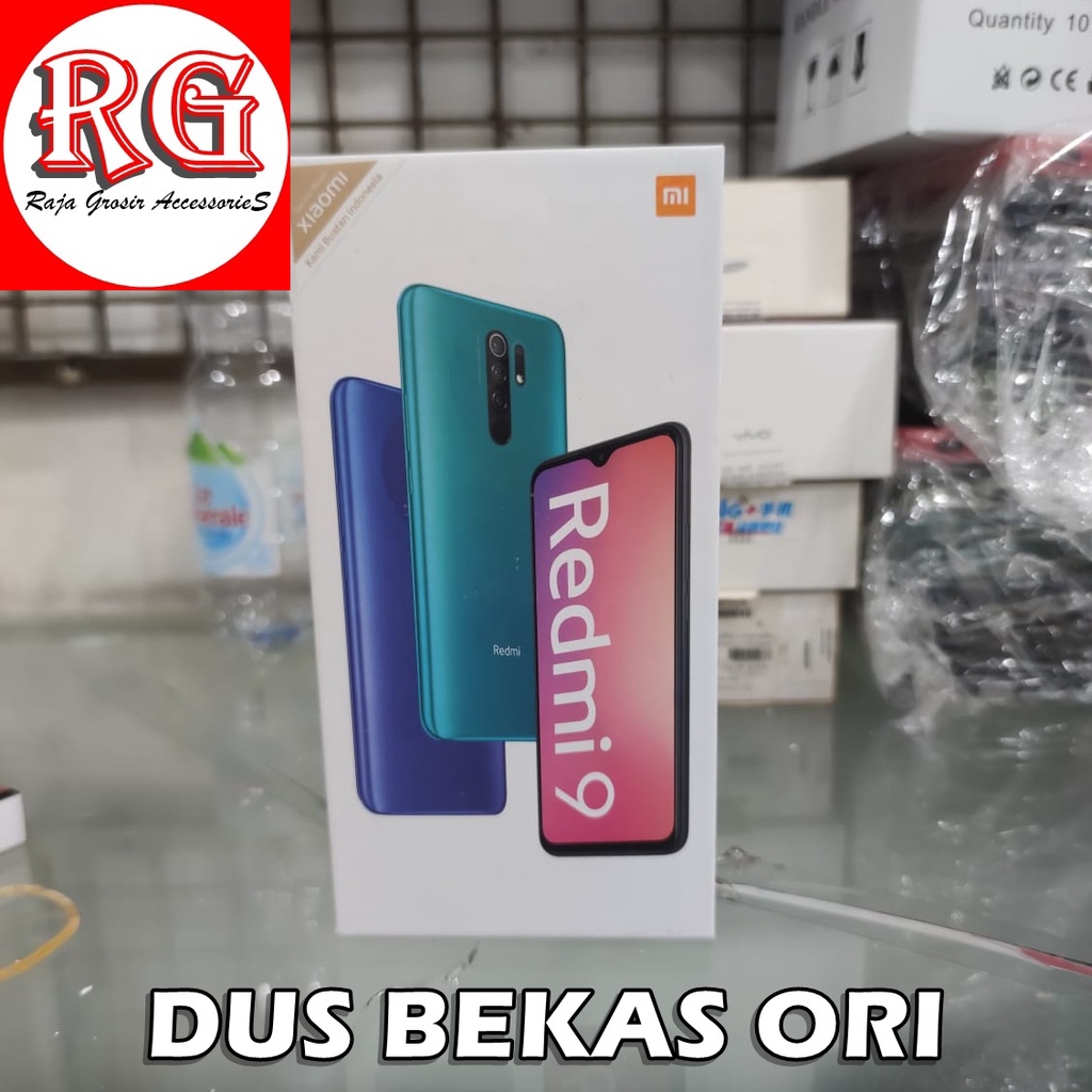DUS BOX  BEKAS HP XIAOMI REDMI 9 KOTAK HP BEKAS ORI