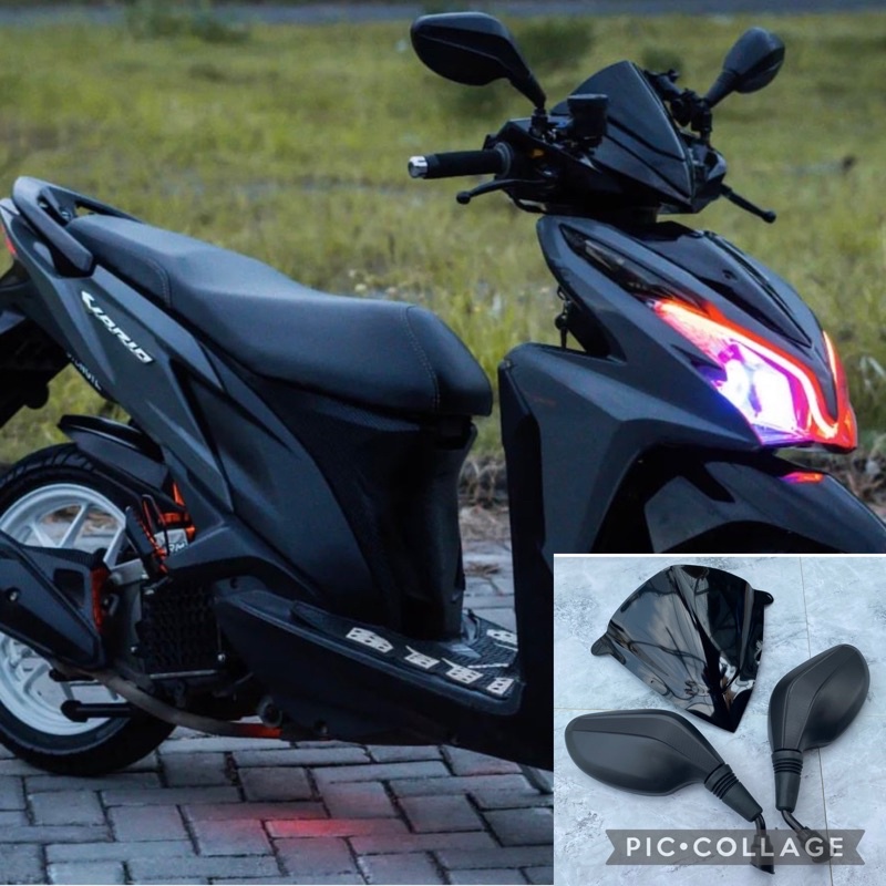 TERBARU PAKETAN VISOR VARIO 125/150 NEW KEYLESS VARIO TECHNO 110 KARBU SUPRA X 125 PLUS SPION SEPION