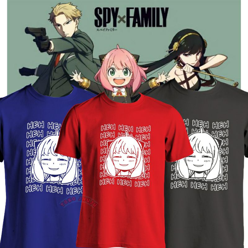 Baju Kaos Anime Spy x Family ANYA FORGER 4 print dtf