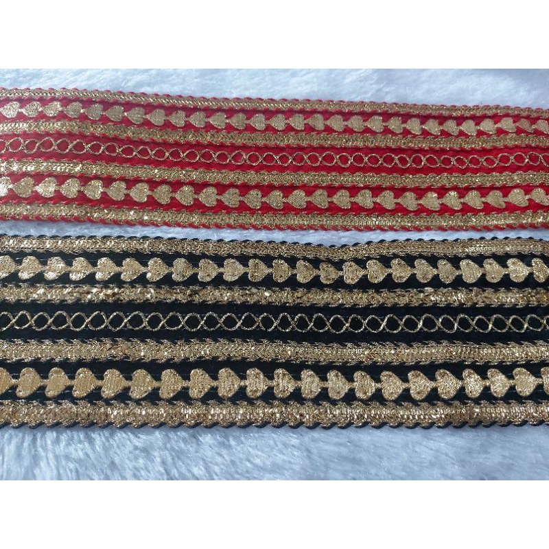 renda india love benang emas