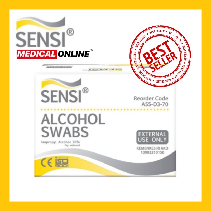 TISSUE SWAB SENSI PEMBERSIH ISI 100 PER BOX MEDICAL ONLINE MEDICALONLINE