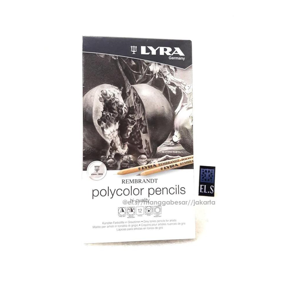 

Sale!! Lyra Rembrandt Polycolor Pencils Grey Tone Set Terbaru