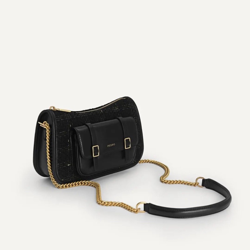 PDR Tweed Shoulder Bag