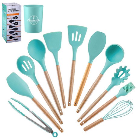 Full Spatula Set 12 Tempat Kaleng Penyimpanan