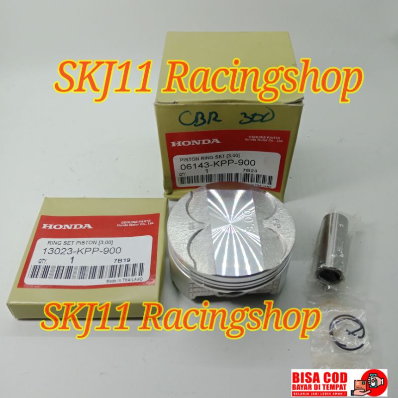 Piston Seher Honda CBR 150 Ori HGP Thailand STD os 50 100 150 200 250 300 350 400 Pen Pin 15 BoreUp