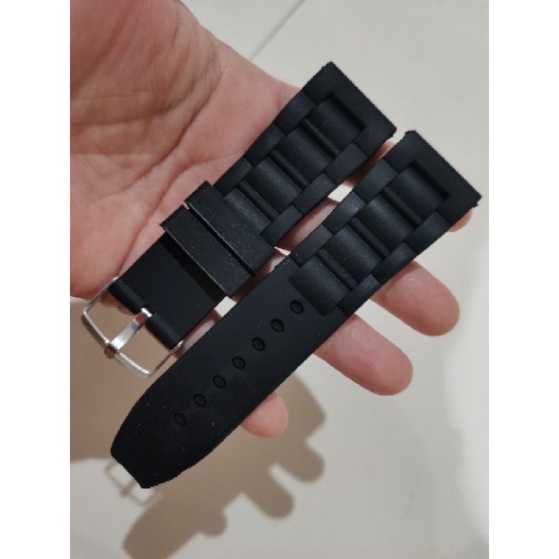 Strap Tali Jam tangan Karet Rubber Lembut 26mm