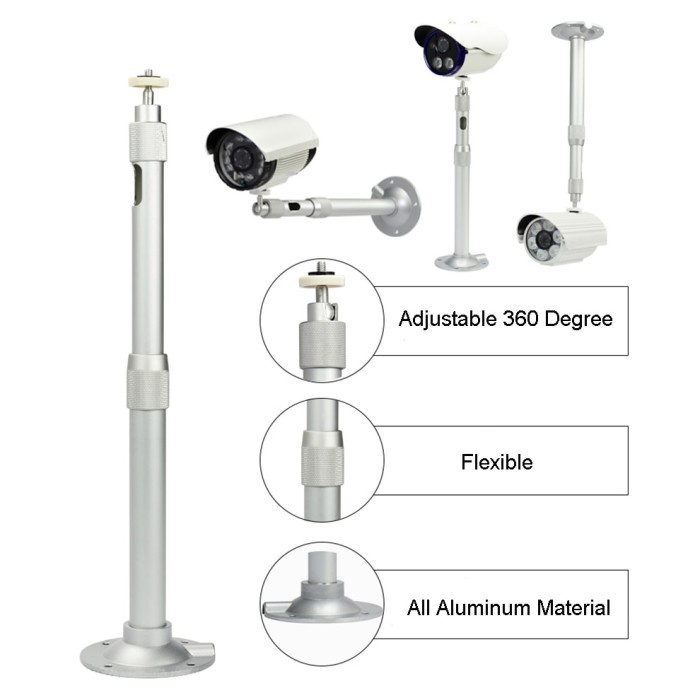 

Premium Stand Bracket Dinding Mounting Kamera Cctv Ip Camera Led Proyektor 1/4