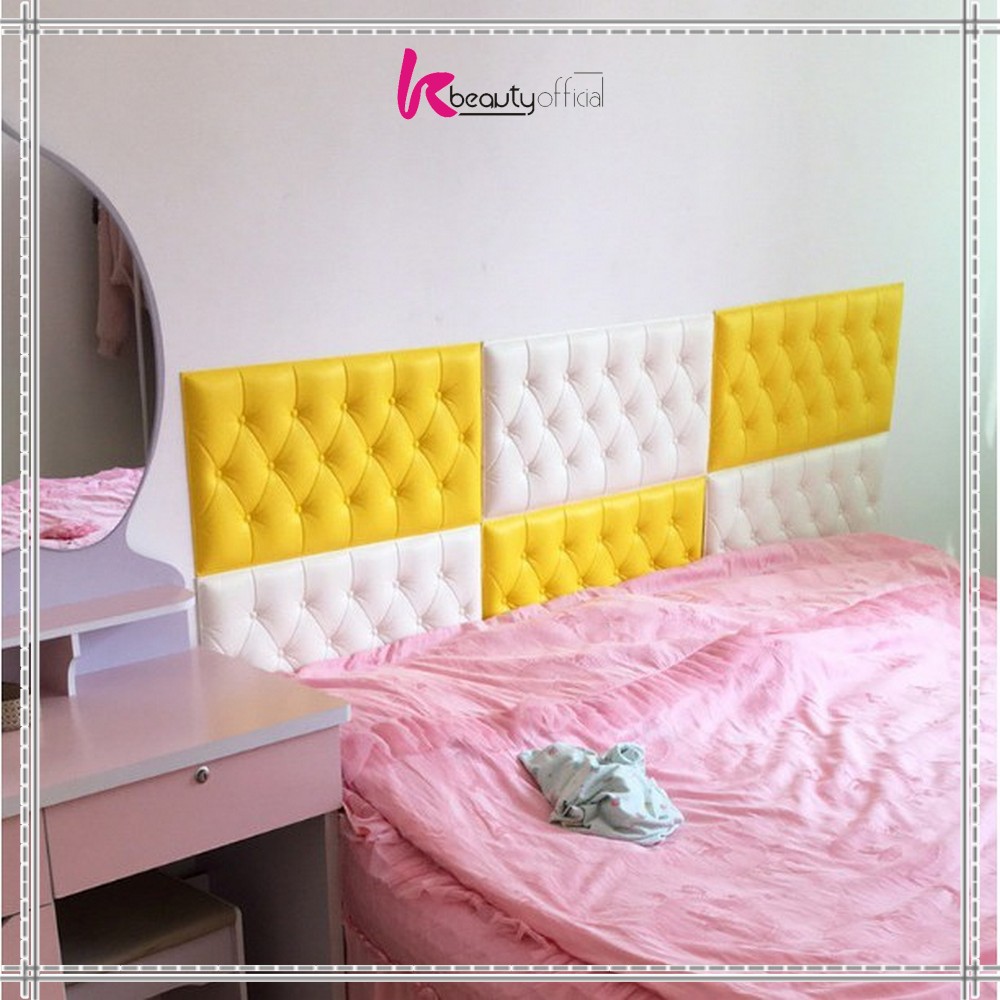 KB-C119 Wallpaper 3D Foam Headboard Bed Wall Stiker Wallfoam Dinding 3D Walpaper Foam Dekorasi Rumah-1