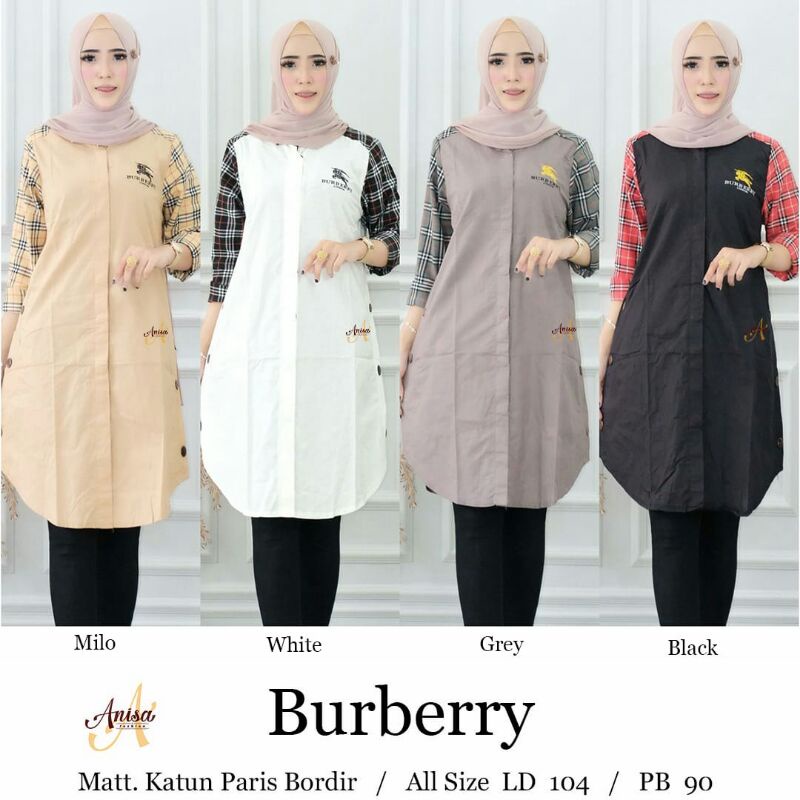Burberry By Anisa | Atasan Wanita Tunik