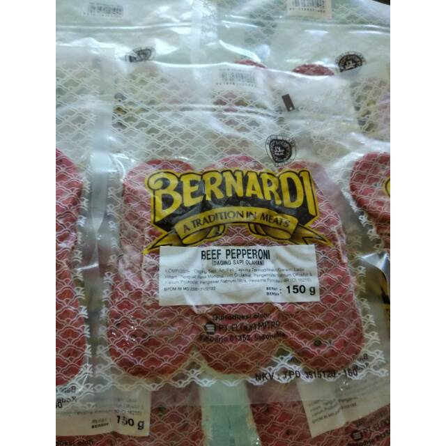 

Benardi beef peperoni 120gr