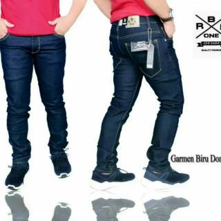  Celana  jeans  pria  slimfit original rebel one Shopee  