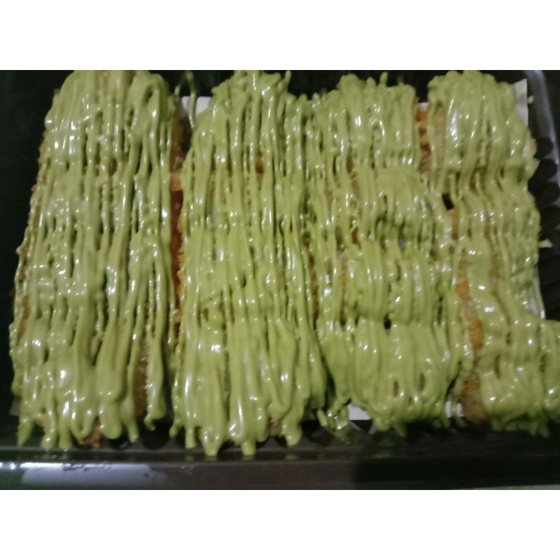 

pisang nugget full greentea