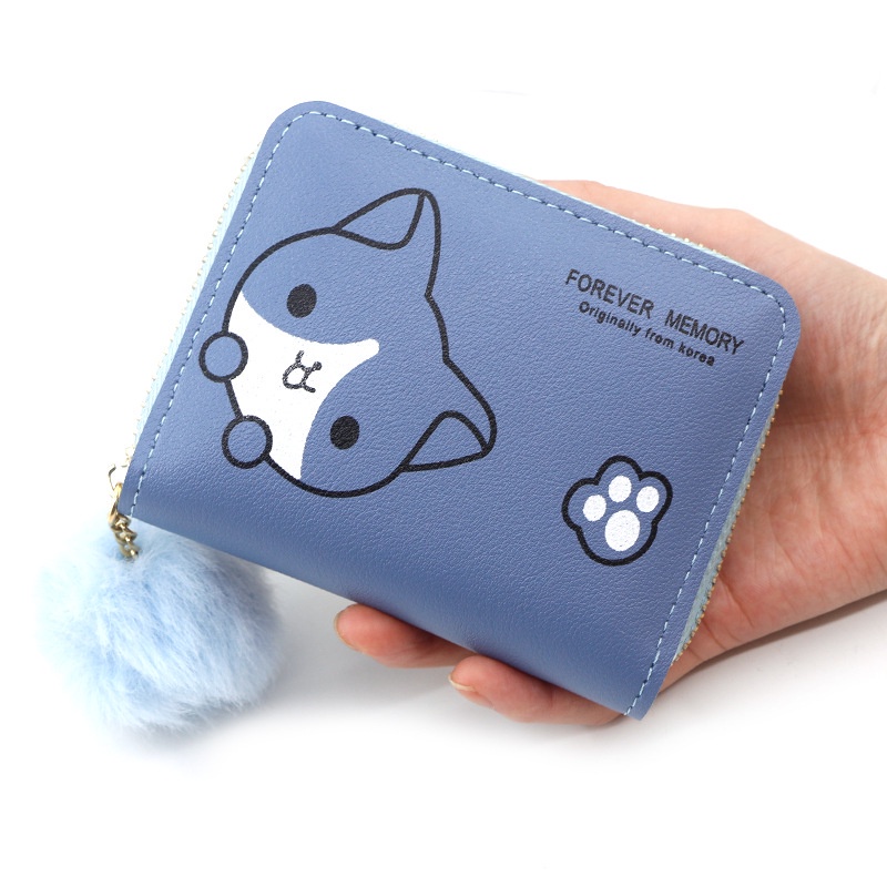 DOMPET KARTU/DOMPET KOIN WANITA Dompet  BS23  Motif Resleting Mini