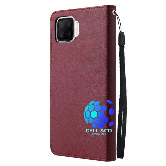 Flip cover OPPO RENO 4F Flip case buka tutup kesing hp casing flip case leather wallet