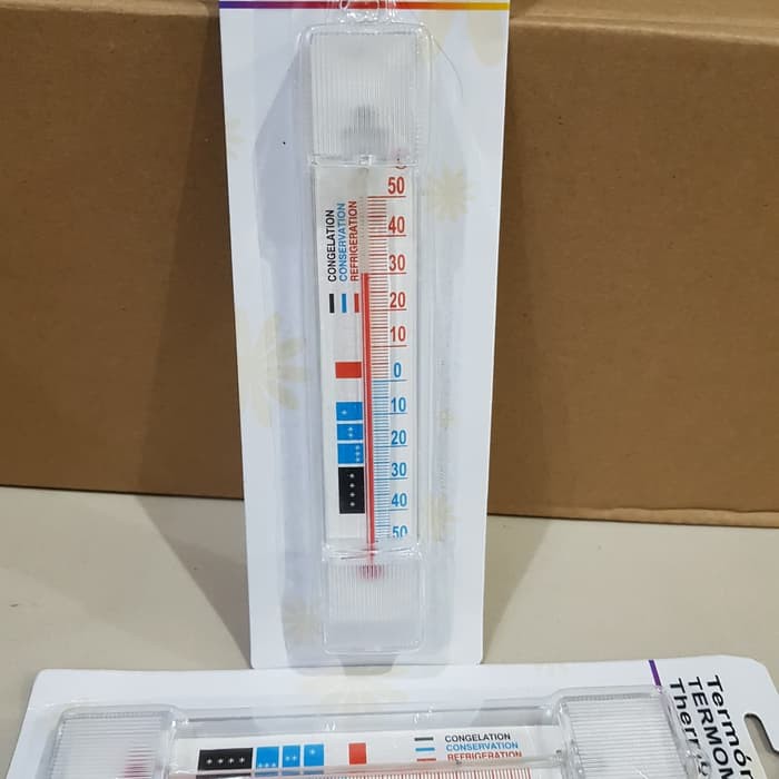 Termometer Kulkas batang - 50c s/d 50c Thermometer Freezer Refrigerator