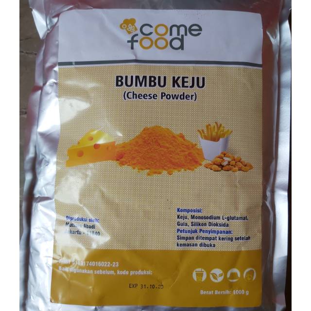 

COME FOOD bumbu tabur CHEESE KEJU bumbu CHEESE KEJU / CHEESE KEJU powder 1kg