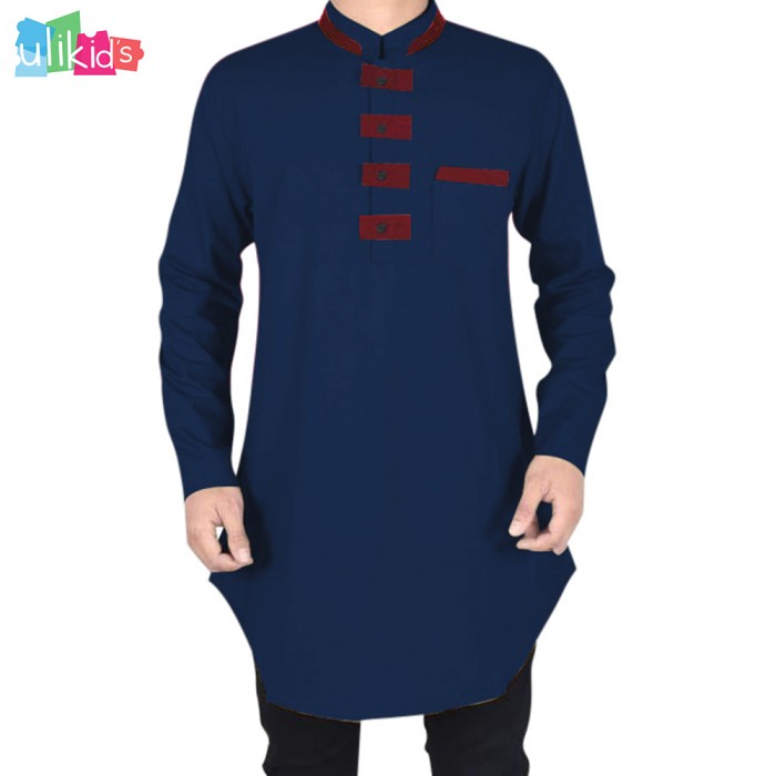 BAGUS ULIKID'S BAJU KOKO GAMIS PRIA DEWASA AKHTAR FASHION MUSLIM 'D=