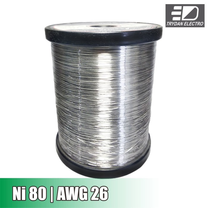 Filo Nichrome 80 Per Svapo - 26 Gauge (0,4mm) - 50 Piedi (15,24m) - Bobina Rotonda