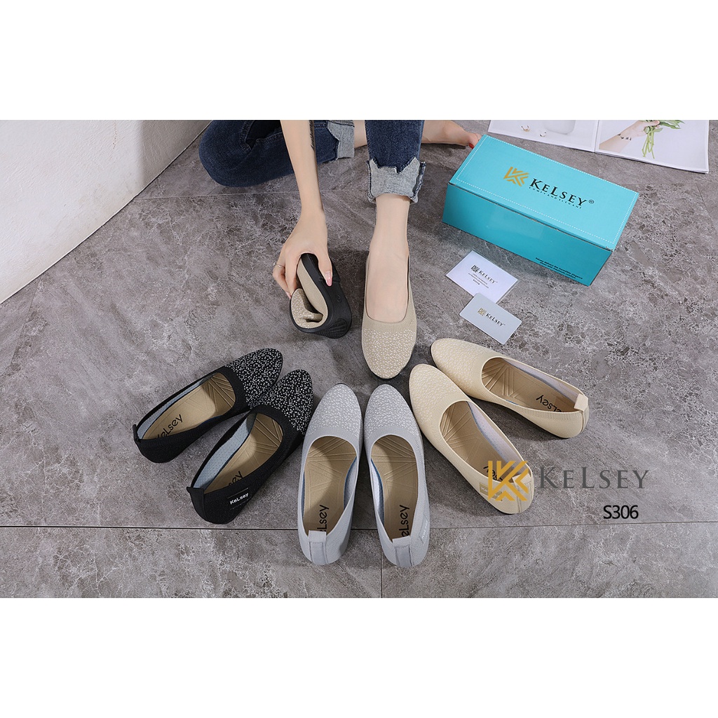 Nicole Sepatu Slip On Wanita / Sepatu Flat Wanita S306