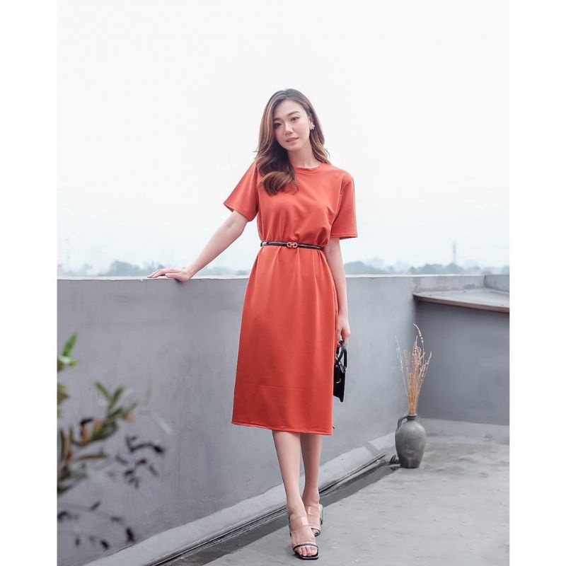 DRESS POLOS WANITA KEKINIAN AVAGE/DRESS/OVERSIZE/DRESS CASUAL