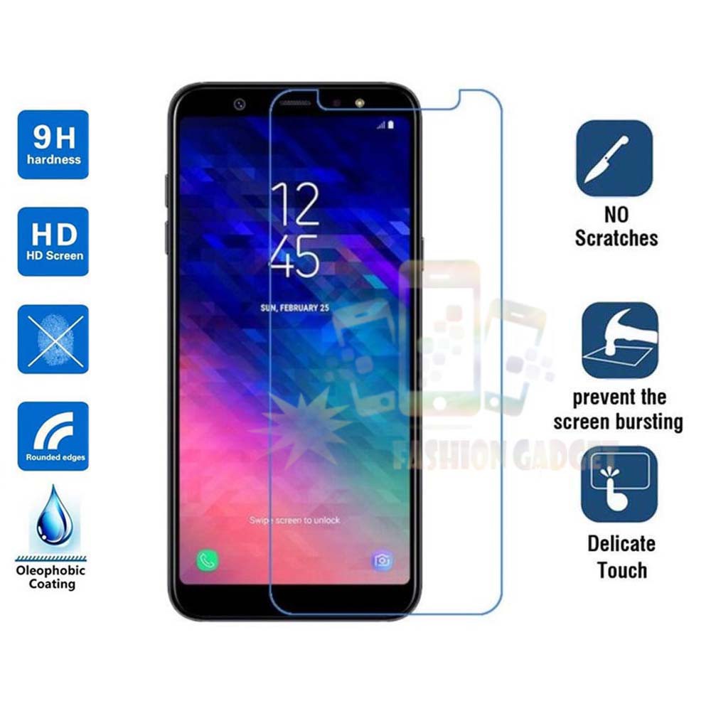 Tempered Glass Samsung Galaxy A6 2018 Anti Gores Kaca Screen Protector Screen Guard Pelindung Layar