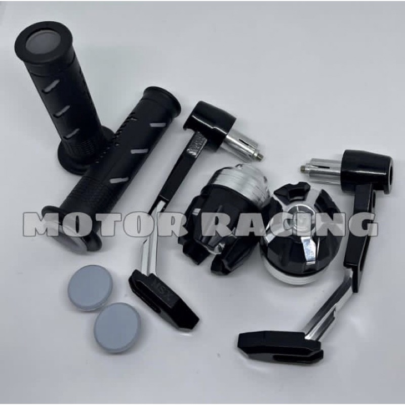 PAKET 3 ITEM VARIASI MOTOR PROGUARD FULL CNC HANDGRIP DOMINO JALU AS RODA JUMBO PAKET VARIASI MOTOR UNTUK SEMUA MOTOR NMAX PCX LEXI AEROX NINJA BEAT MIO VARIO SCOOPY