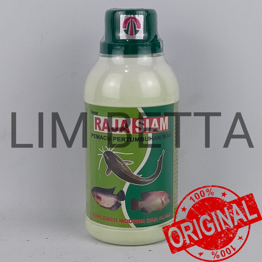 RAJA SIAM 250 ML / MULTIVITAMIN PEMACU PERTUMBUHAN IKAN